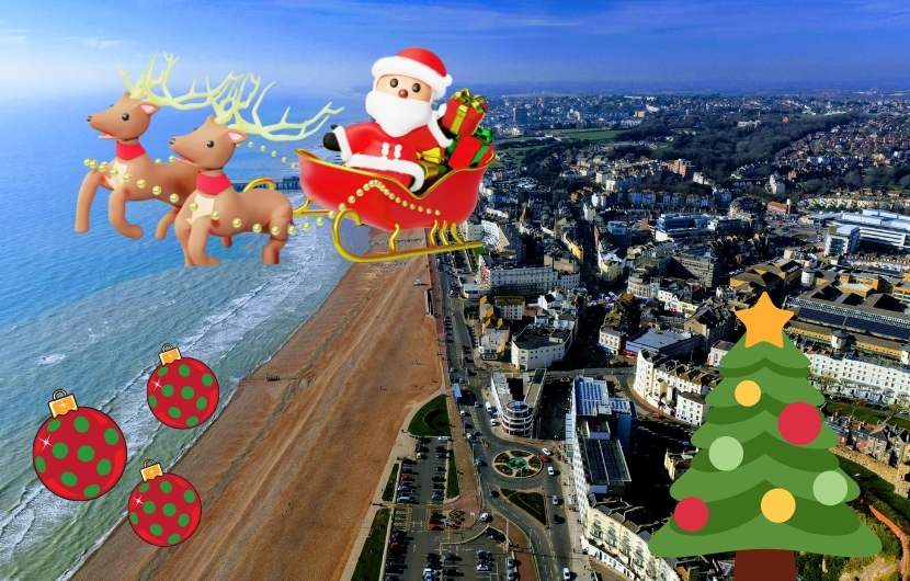 Father Christmas in Hastings